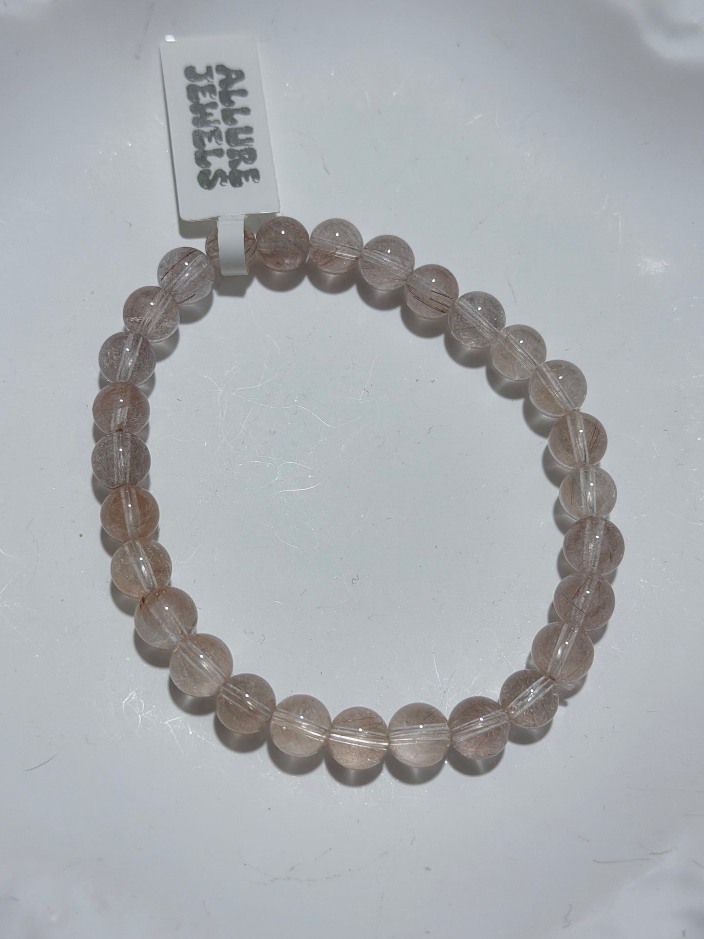 Pink Rabbit Hair Bracelet
