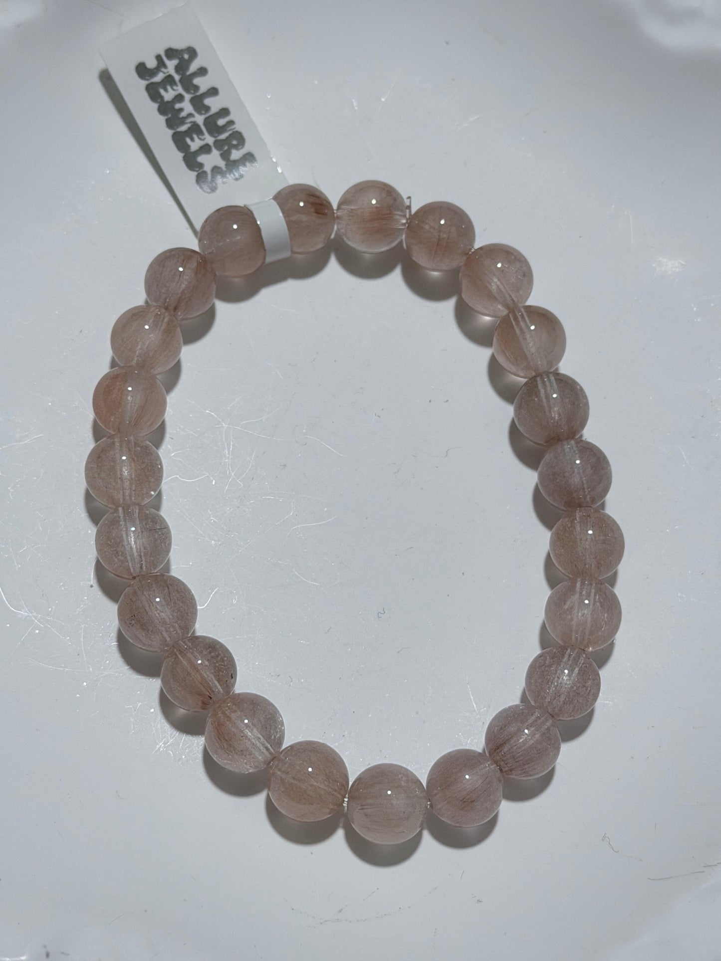Pink Rabbit Hair Bracelet