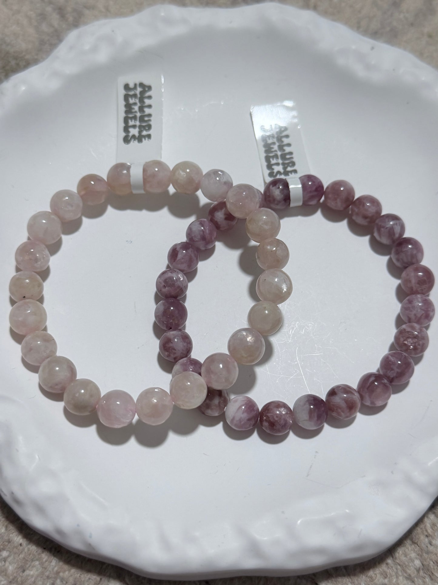 Pink Mica Bracelet