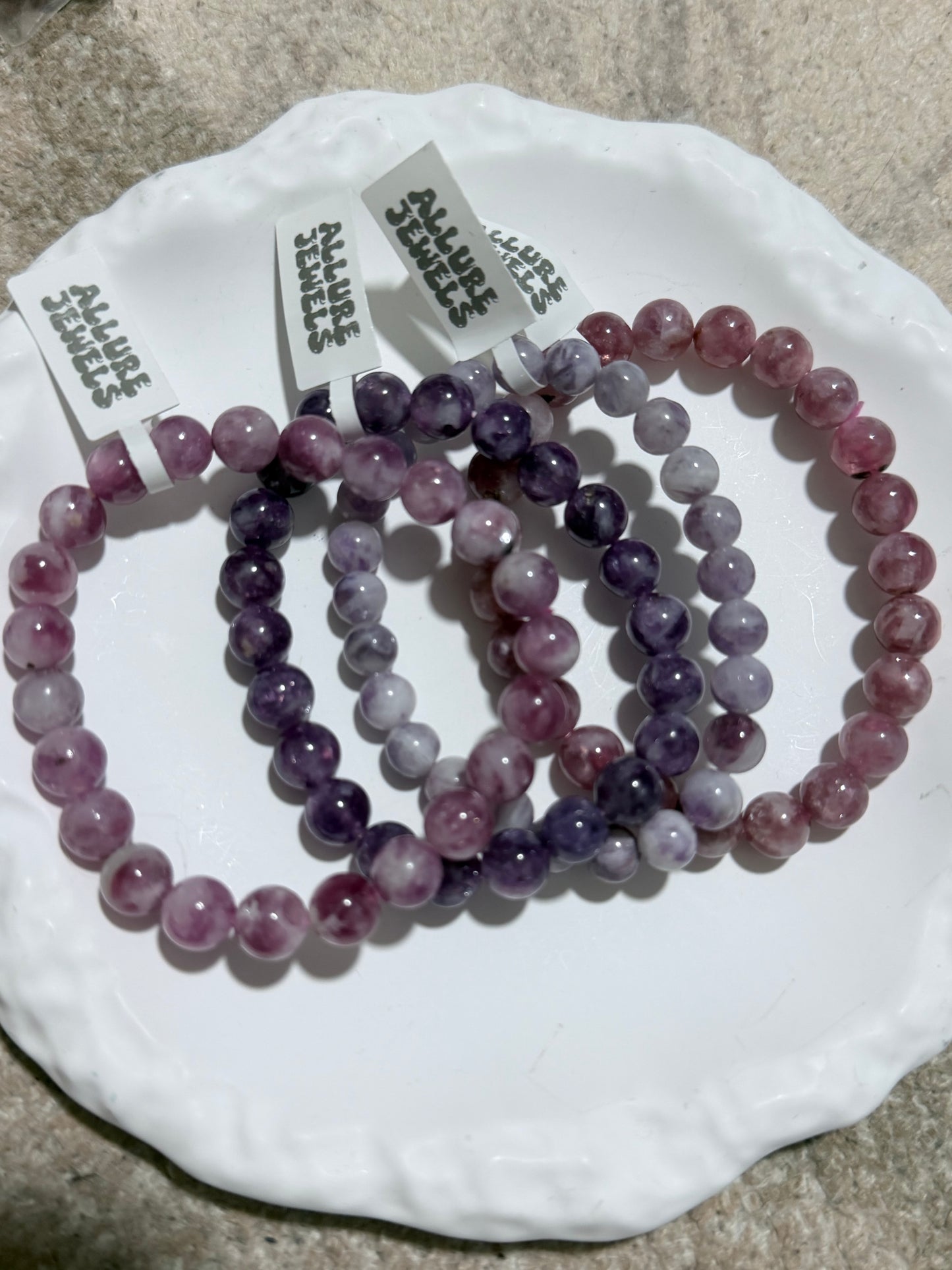 Purple Mica Bracelet