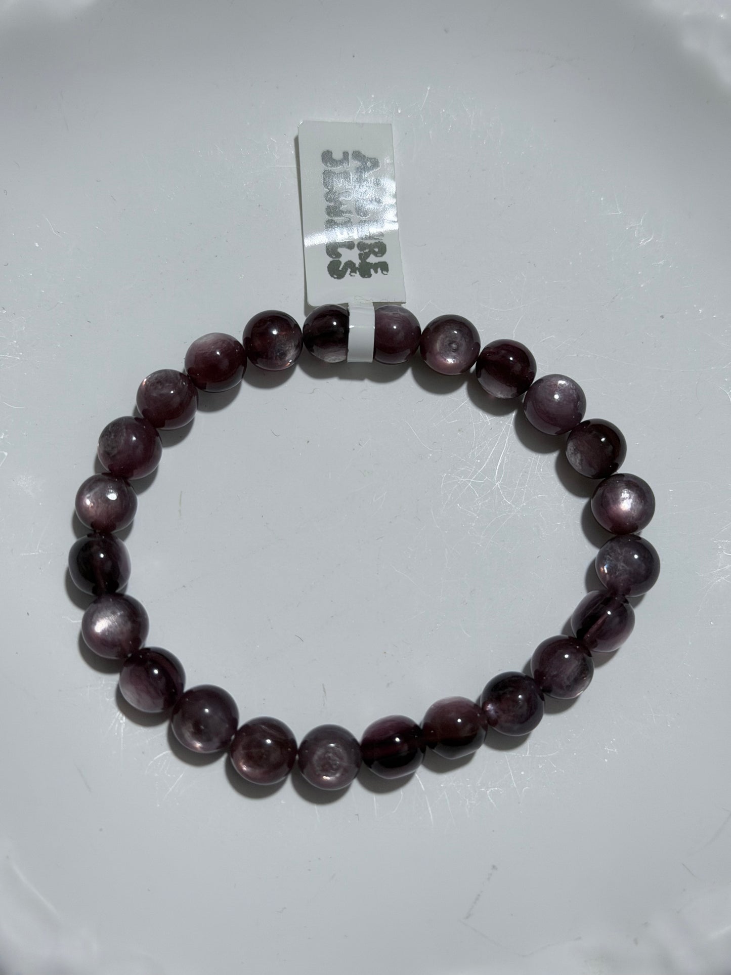 Purple Lepidolite Bracelet