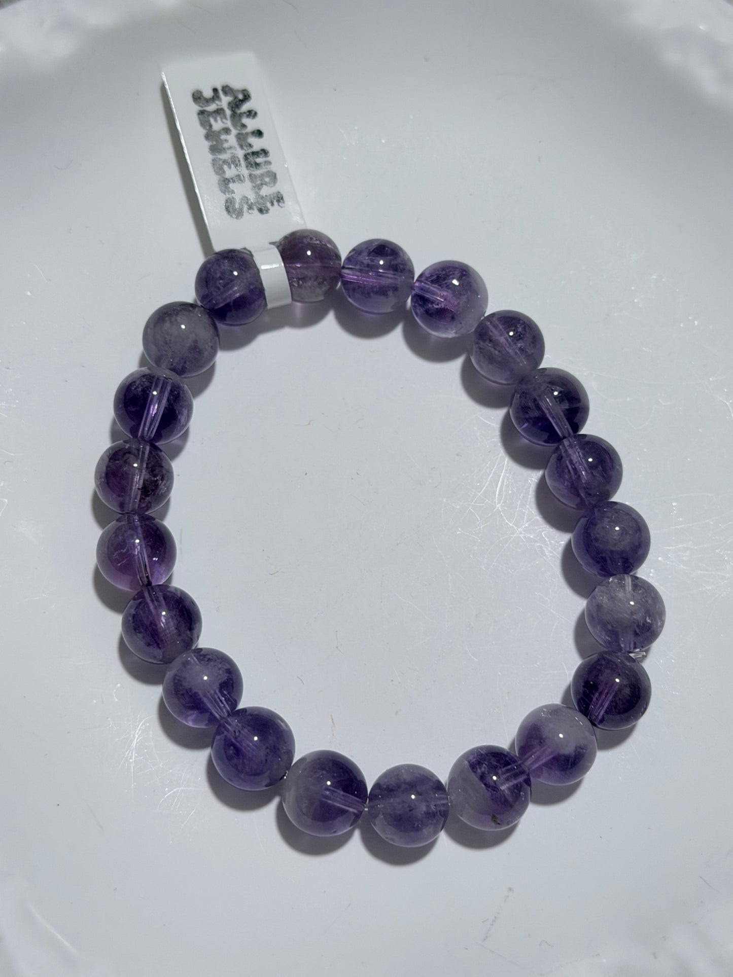 Purple Rabbit Hair Bracelet