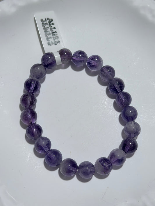 Purple Rabbit Hair Bracelet